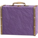 Peti Penyimpanan Dekoratif Kayu – Kotak Pajangan Gaya Koper Antik, Kotak Kenang-Kenangan untuk Dekorasi Rumah & Organisasi Ruangan, 23.5 x 7 cm